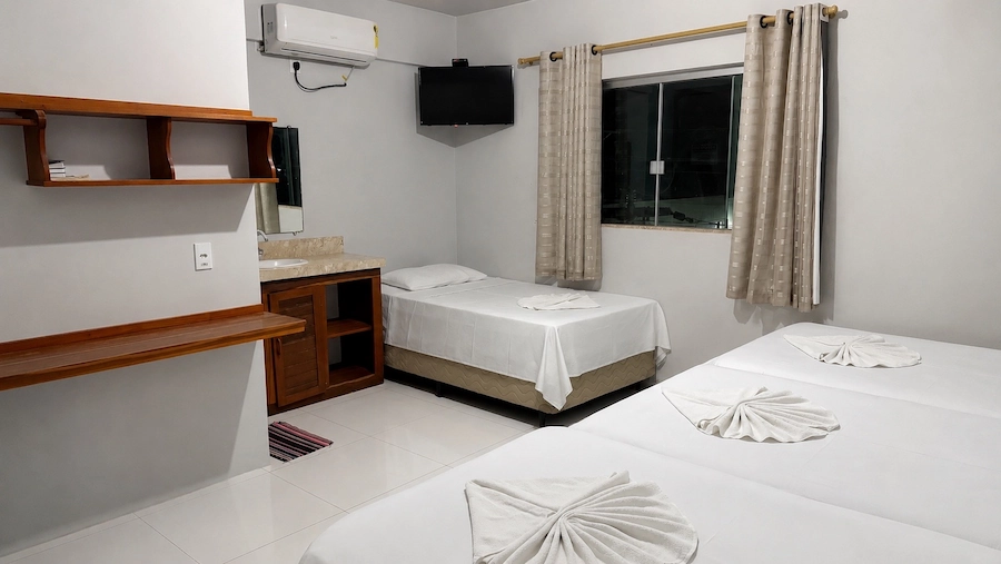 Quarto do Hotel Lírio